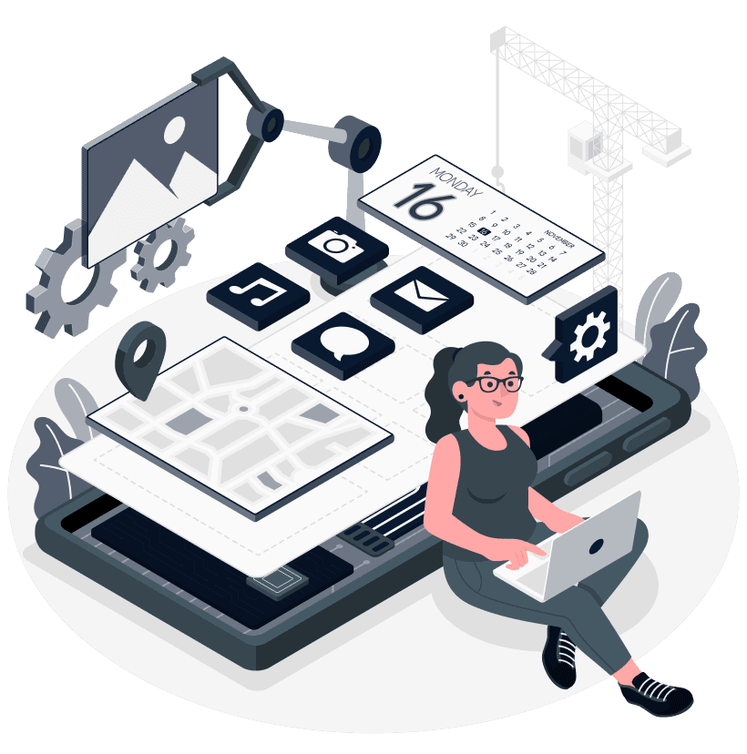 Girl with laptop